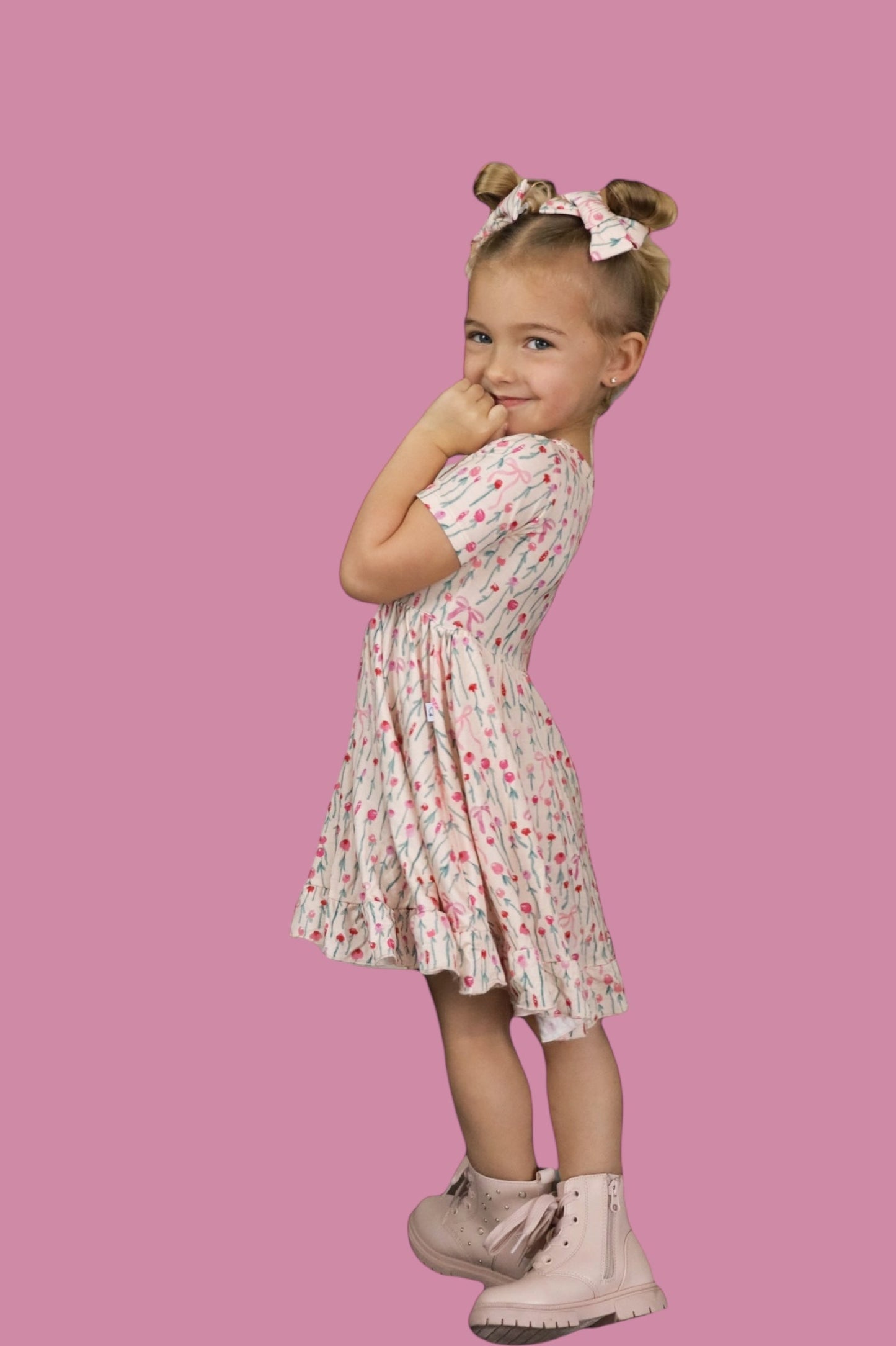 BLOOMS & BOWS DREAM RUFFLE DRESS