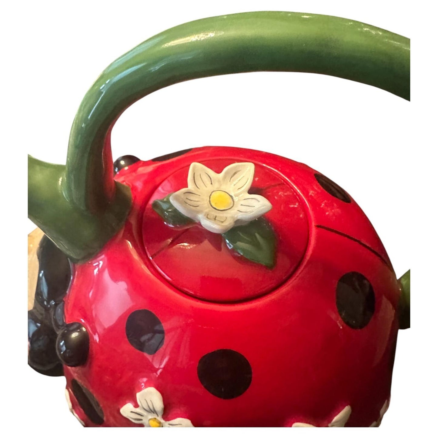 Blue Sky Clayworks: Heather Goldmine, Ceramic Ladybug Teapot