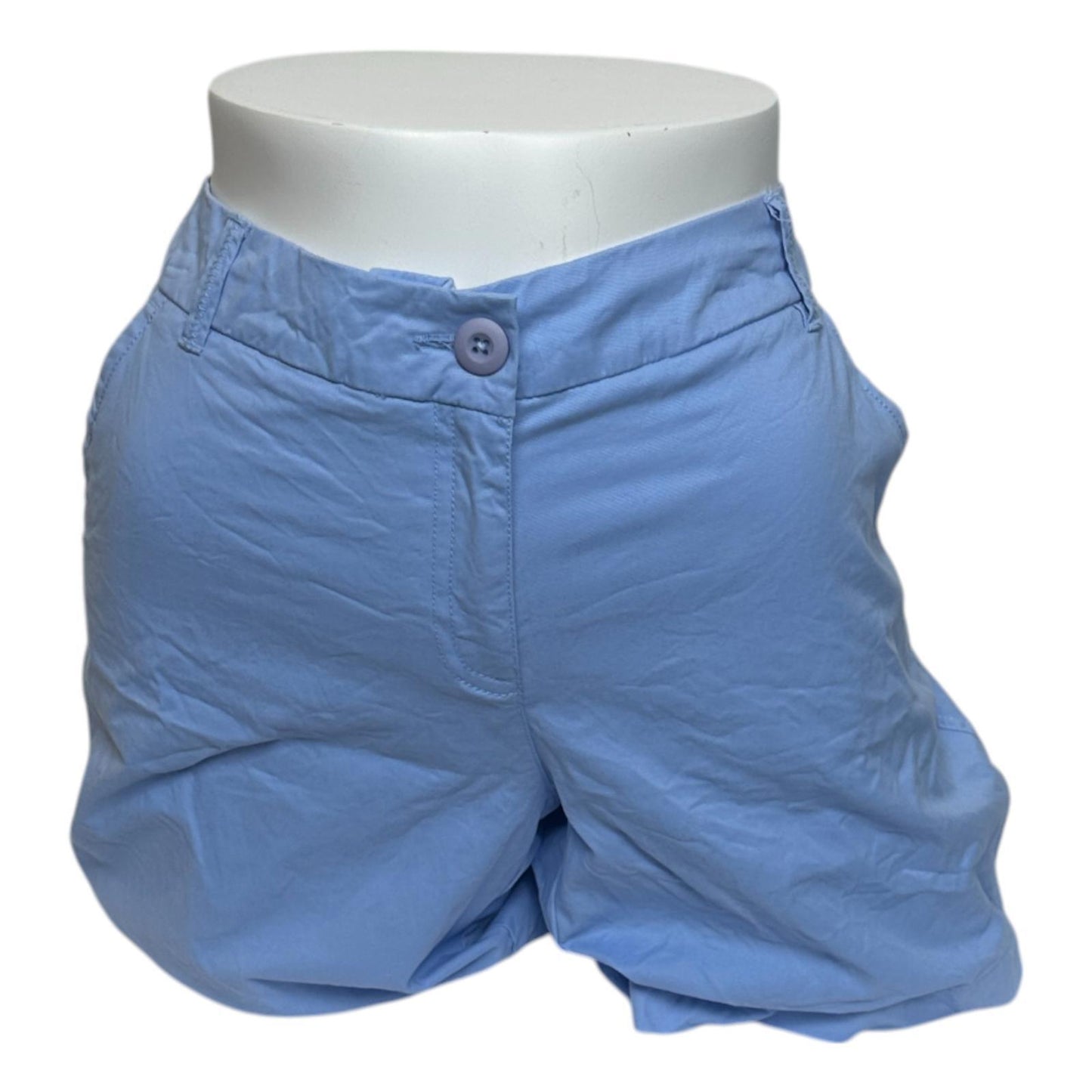 Crown Ivy Shorts Size 6 Chino Classic Periwinkle Light Blue Caroline Solid Style