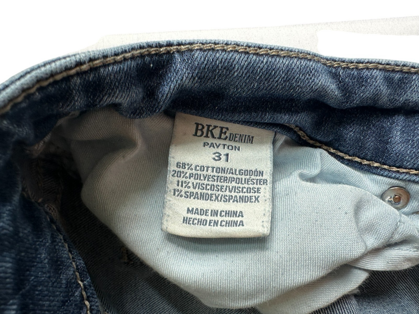 BKE Payton Jeans Women Size 31 Dark Wash Mid Rise Universal Fit