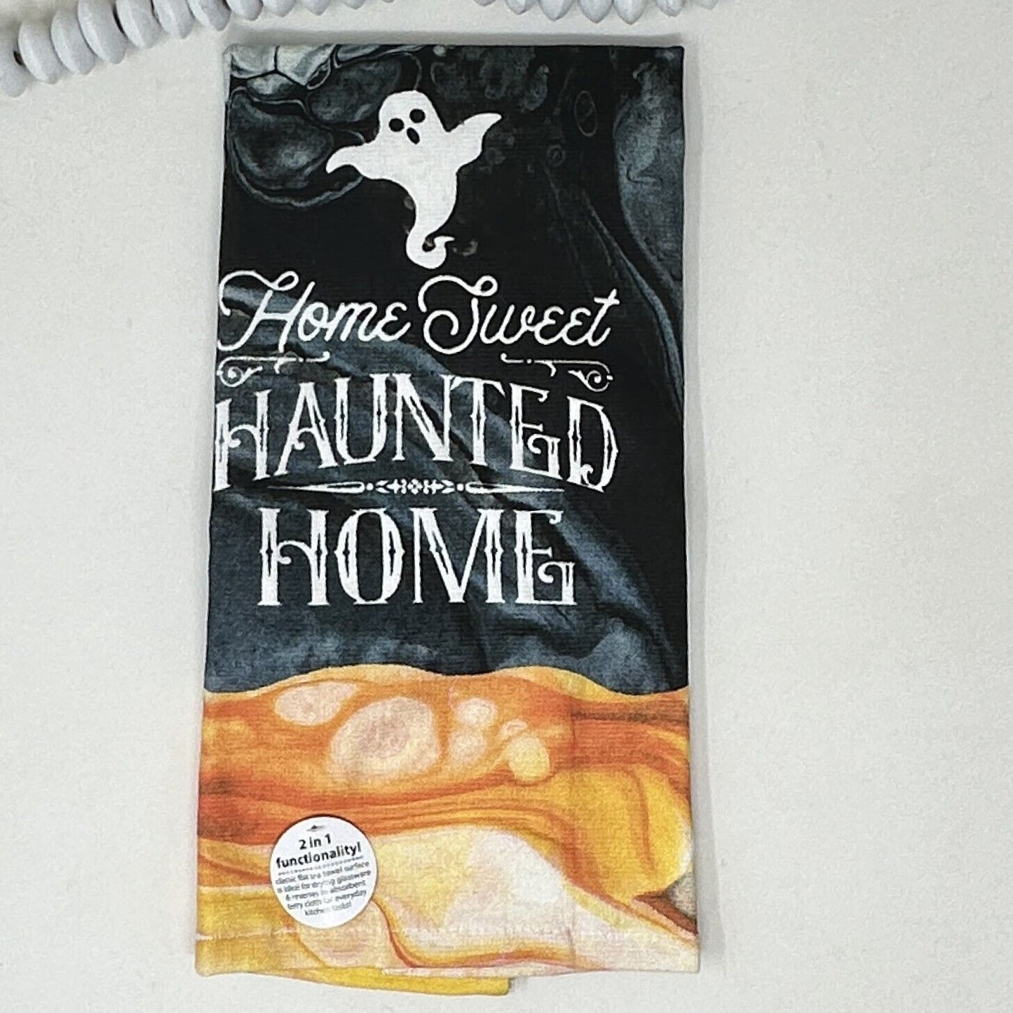 Huge Collection Spooky Halloween Ghost Skeleton Witches Kitchen Towel Set of 6