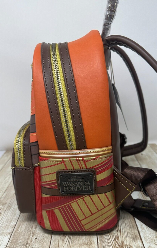 Marvel Black Panther Wakanda Forever Okoye Cosplay Mini Backpack NWT Loungefly