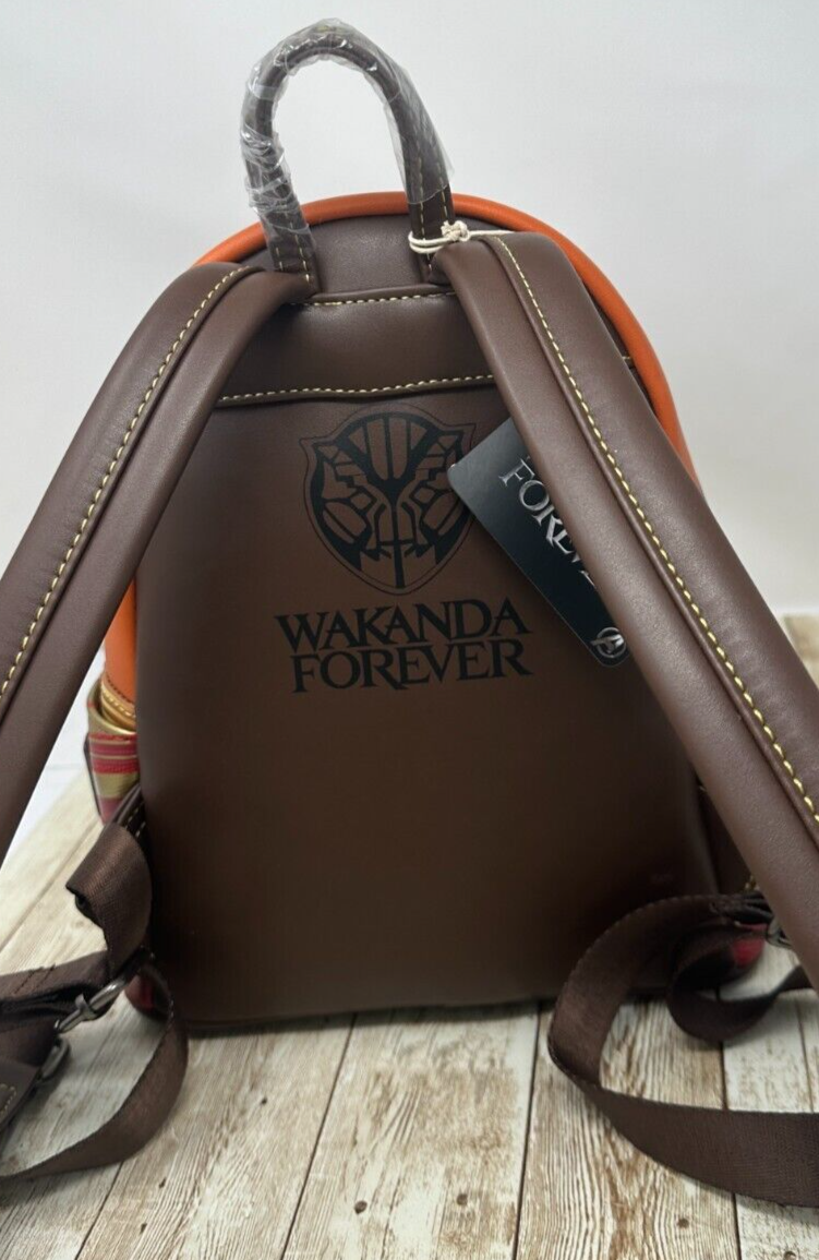 Marvel Black Panther Wakanda Forever Okoye Cosplay Mini Backpack NWT Loungefly