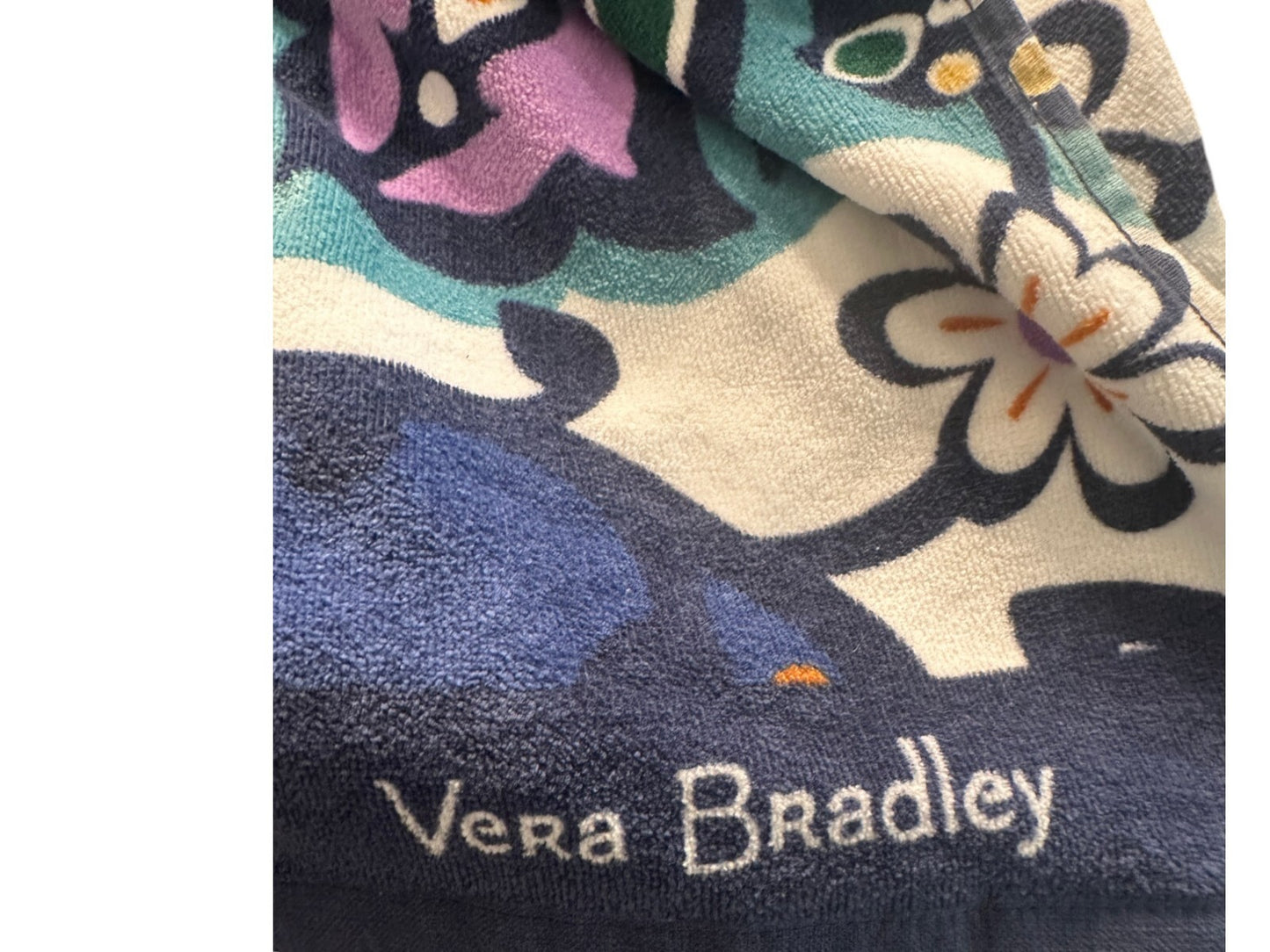 Vera Bradley Oversized Beach Towel Lisbon Medallion Cool