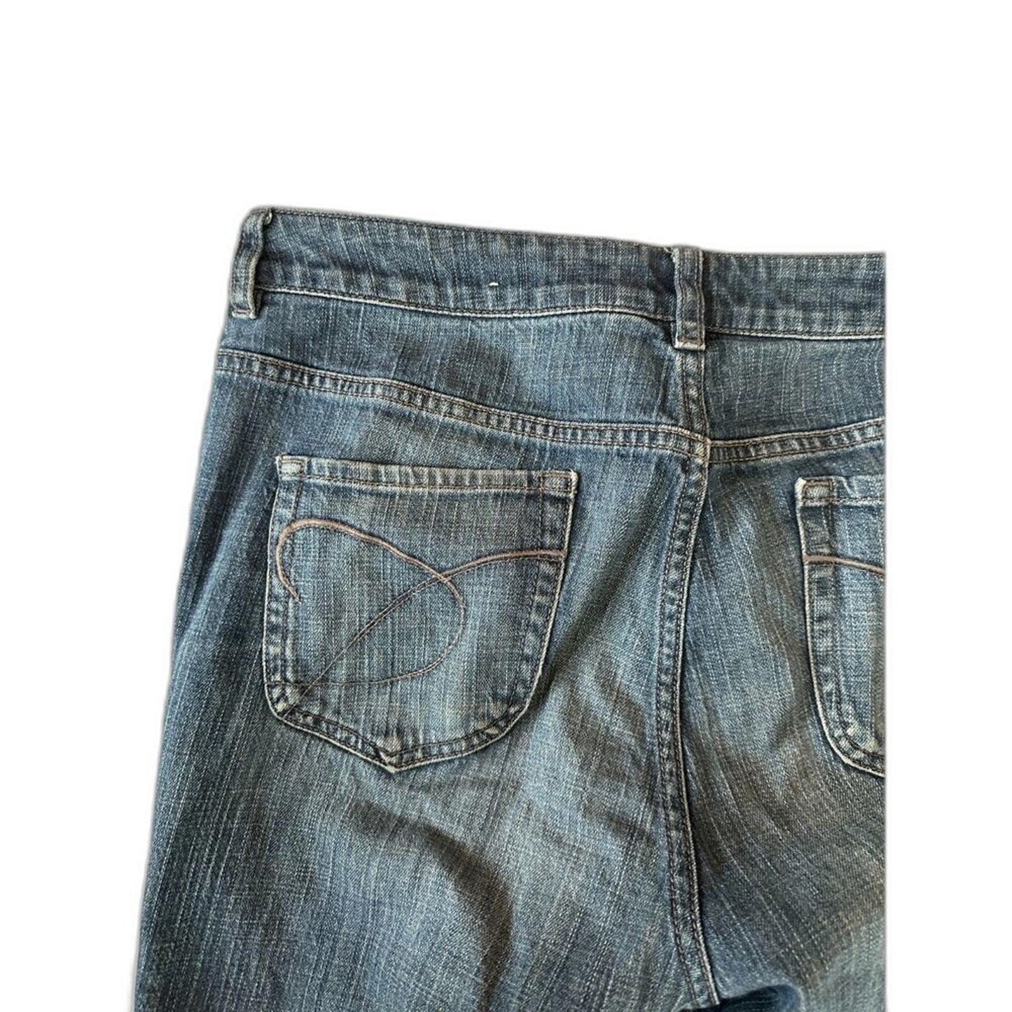 Chico’s Platinum Jeans Size 2.5 (14 L) Short Medium Petite Straight Leg