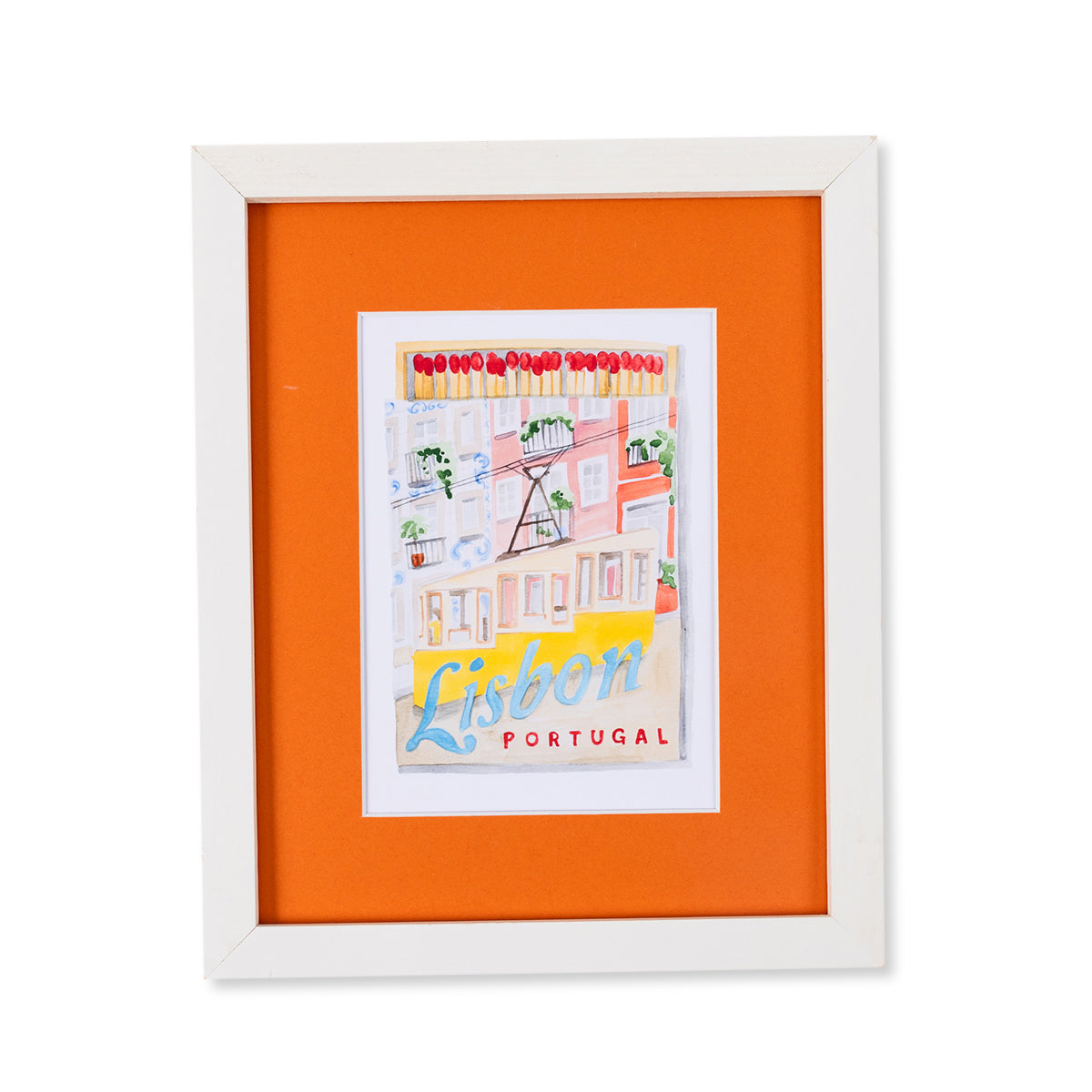 Lisbon Matchbook Art Print