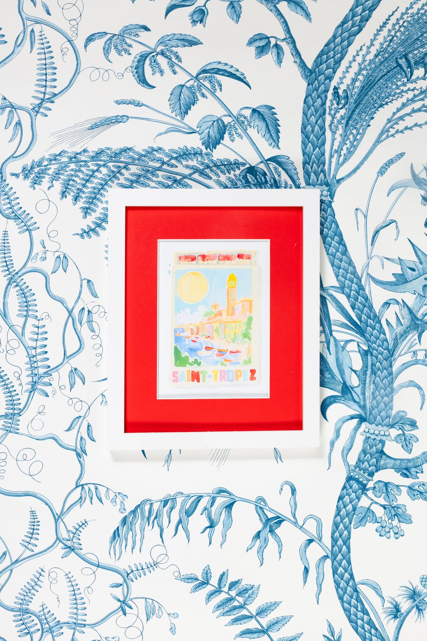 St. Tropez Matchbook Art Print