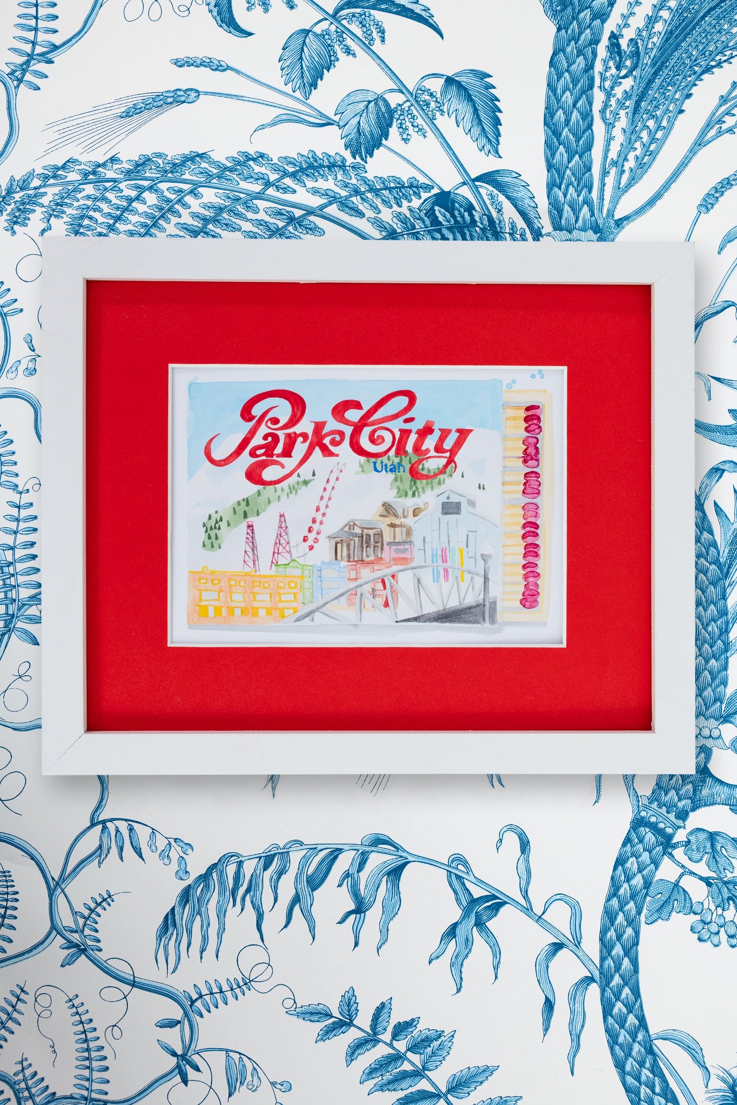 Park City Utah Matchbook Art Print