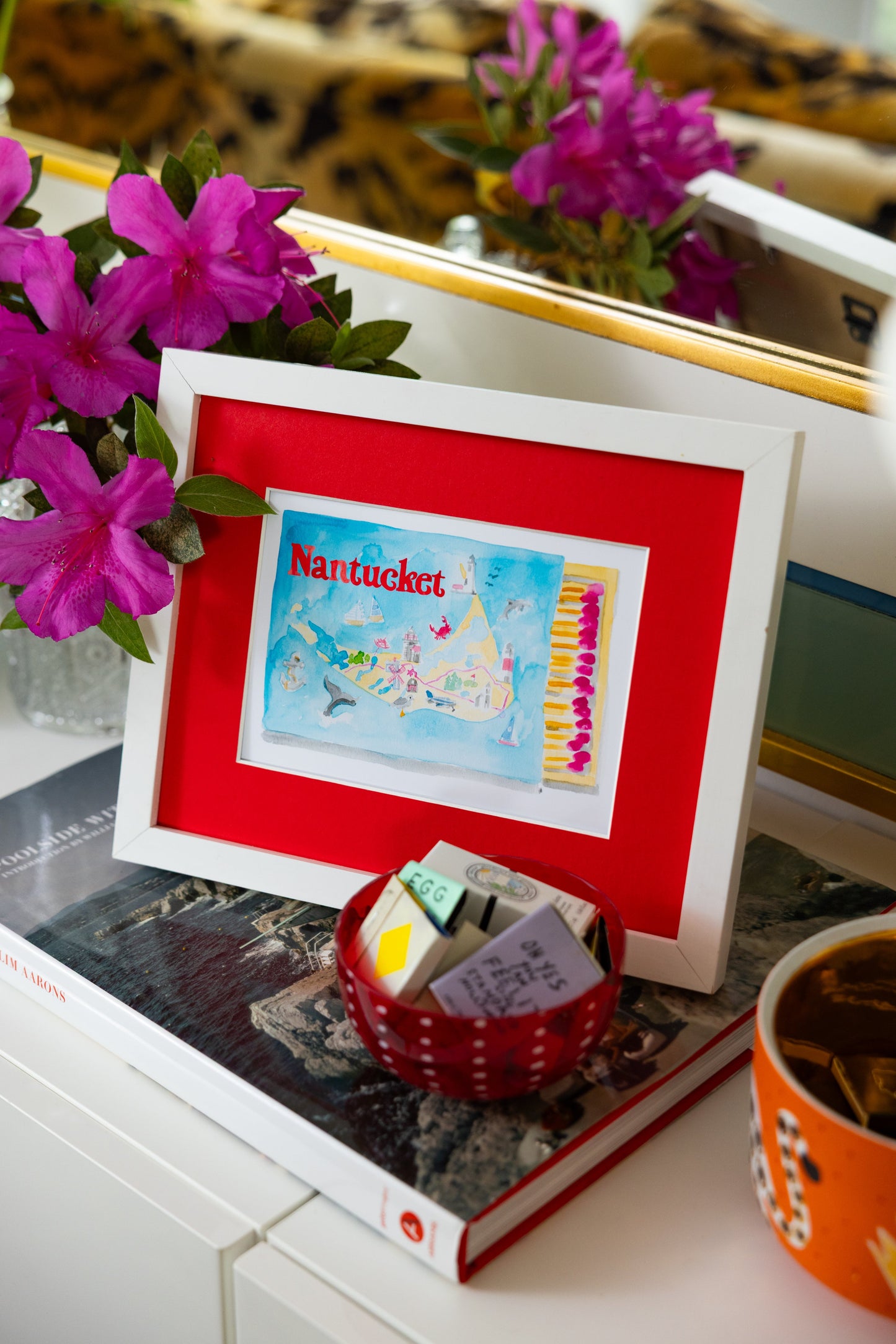 Nantucket Matchbook Art Print