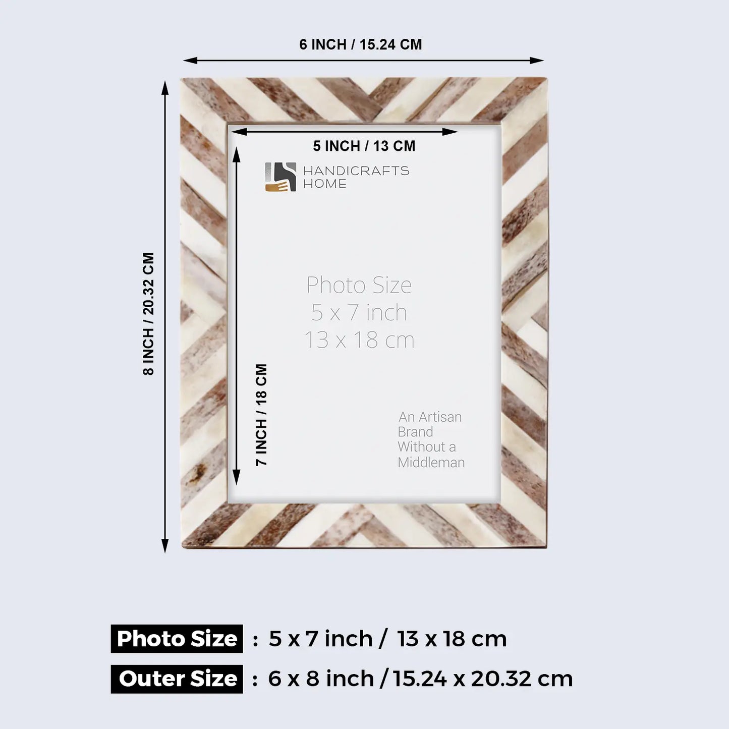 5x7 Picture Frames Combo Pack of 3- Autumn Collection