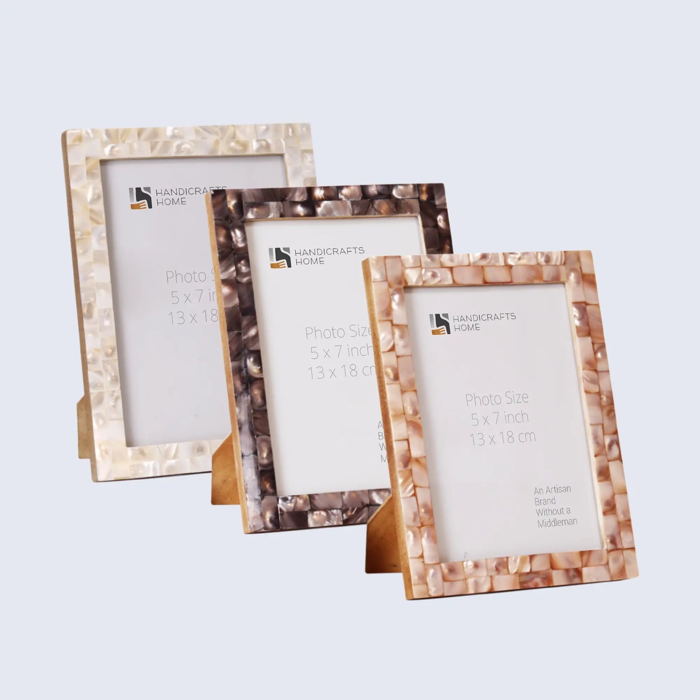 5x7 Picture Frames Combo Pack of 3- Lazy Sunday Collection