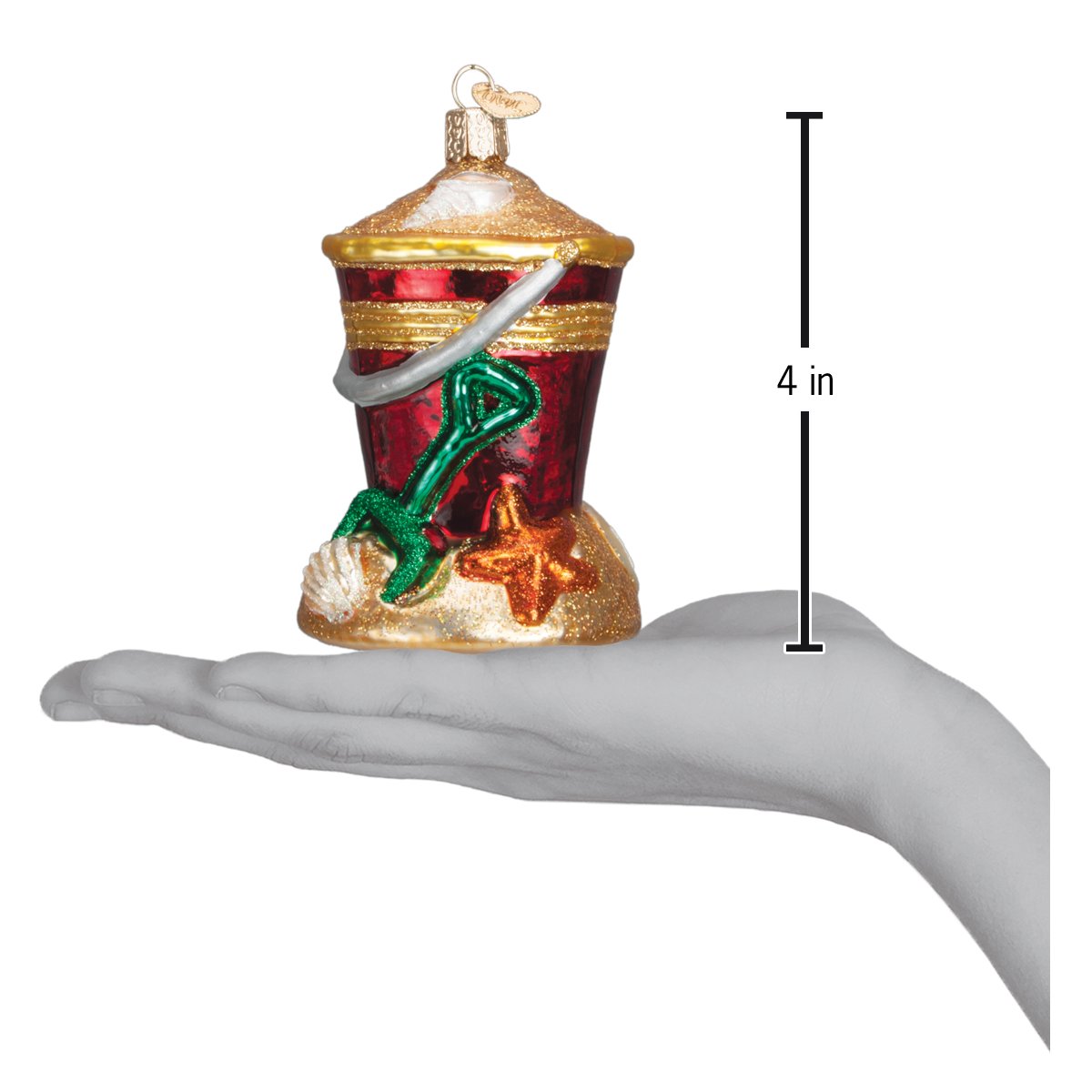 Beach Bucket Ornament
