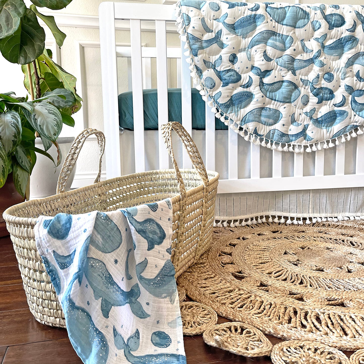 Colección Crane Baby Caspian, mantas individuales para envolver al bebé