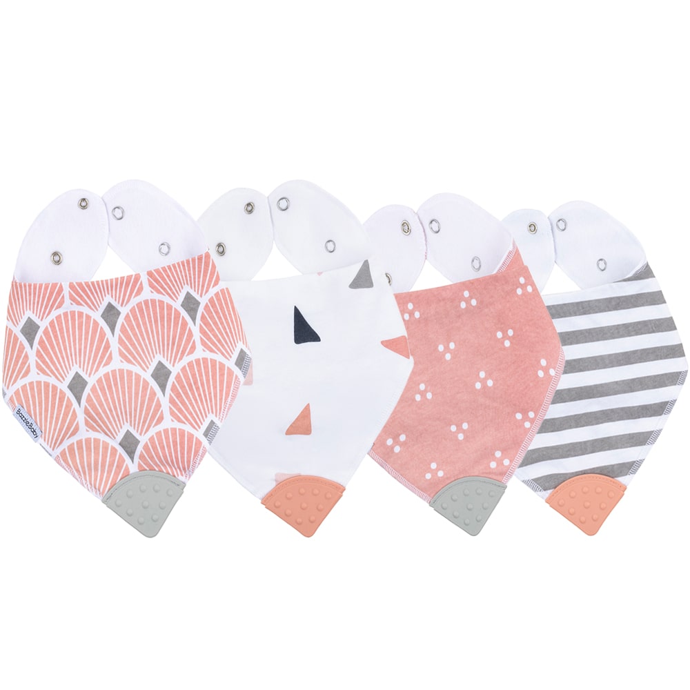 Banda Bib with Teether Attached - Various Colors
