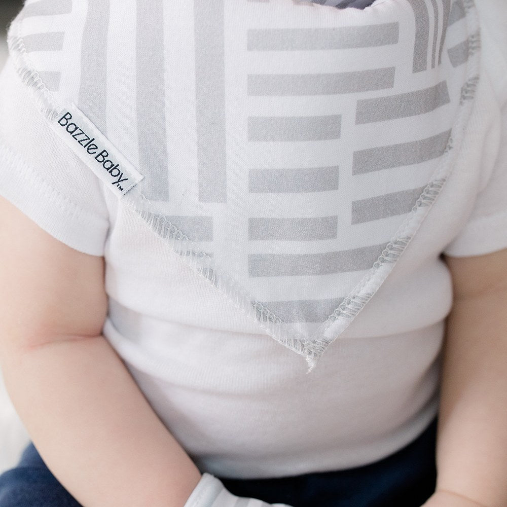 Bazzle Baby Bandana Bib 4-Pack - Various Colors