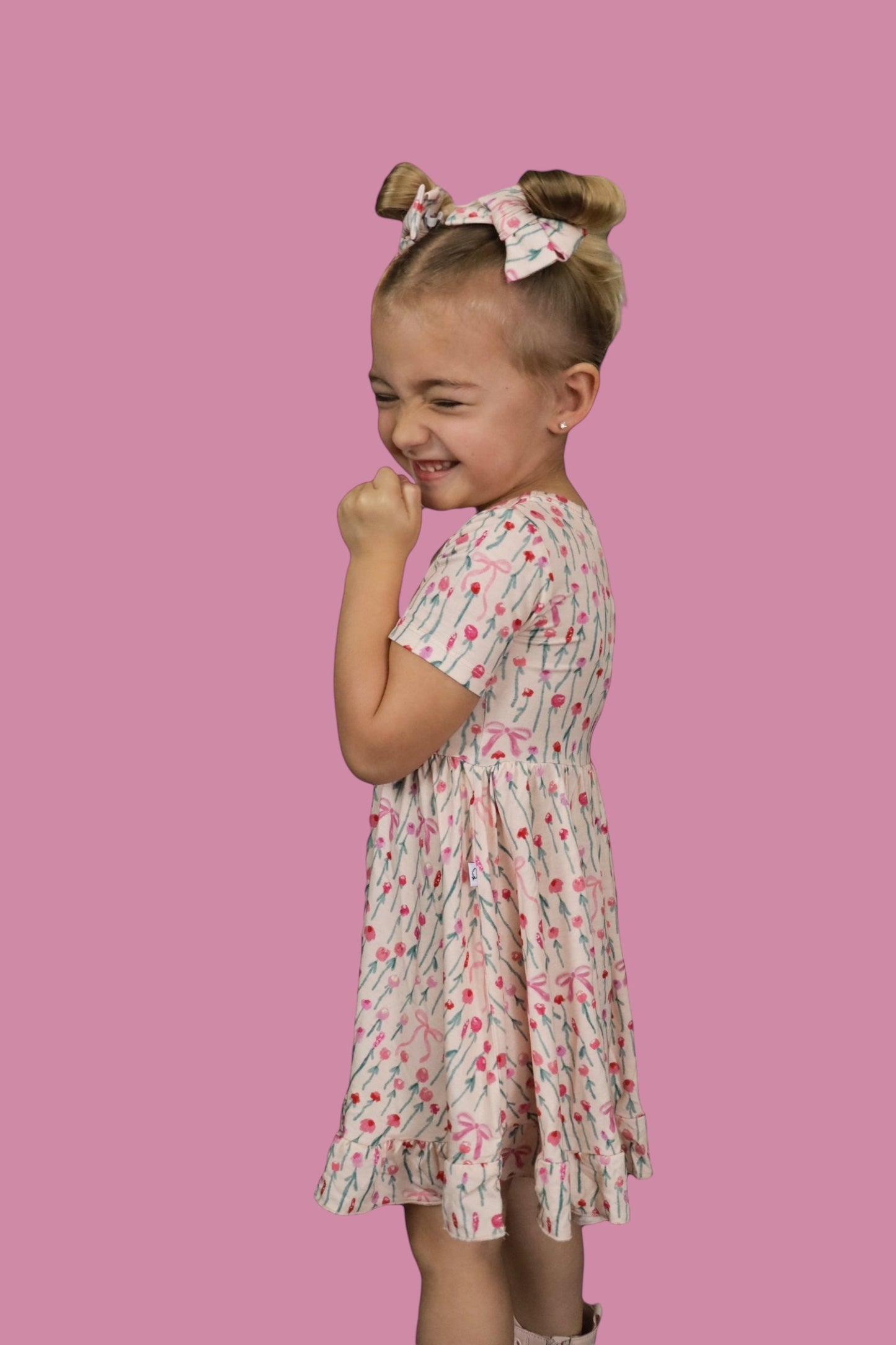 BLOOMS & BOWS DREAM RUFFLE DRESS