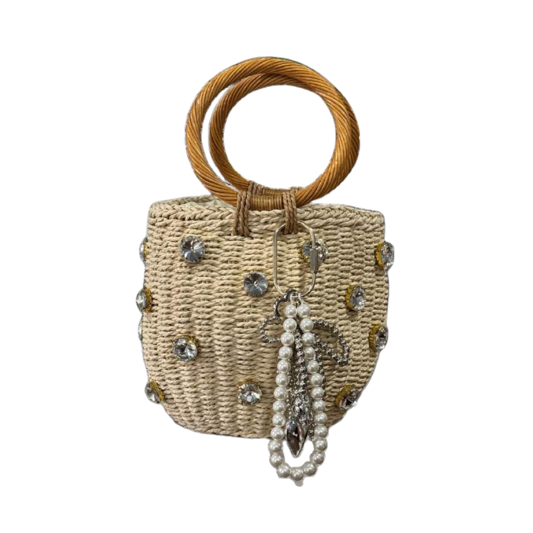 Classy Silver Bag Charm