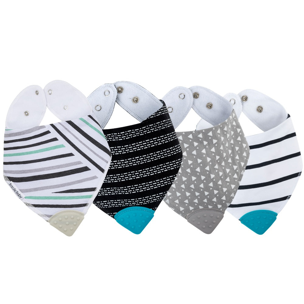 Banda Bib with Teether Attached - Various Colors