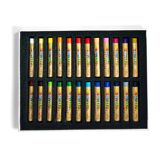 Oil Pastels – Talc-Free – Non-Toxic – 24 Colors
