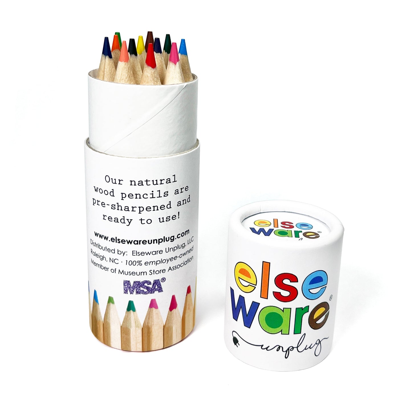 Colored Pencils – Tall & Travel Size – 12 Pack