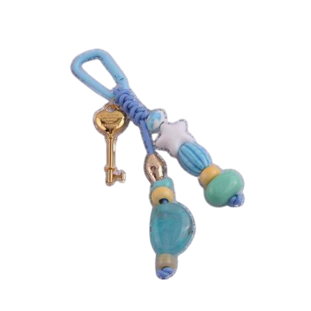 Golden Key Bag Charm