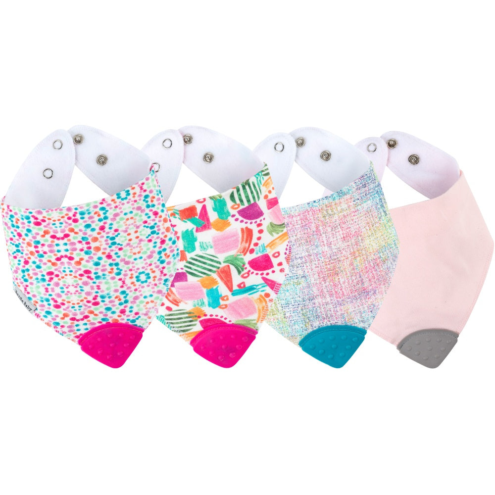 Banda Bib with Teether Attached - Various Colors