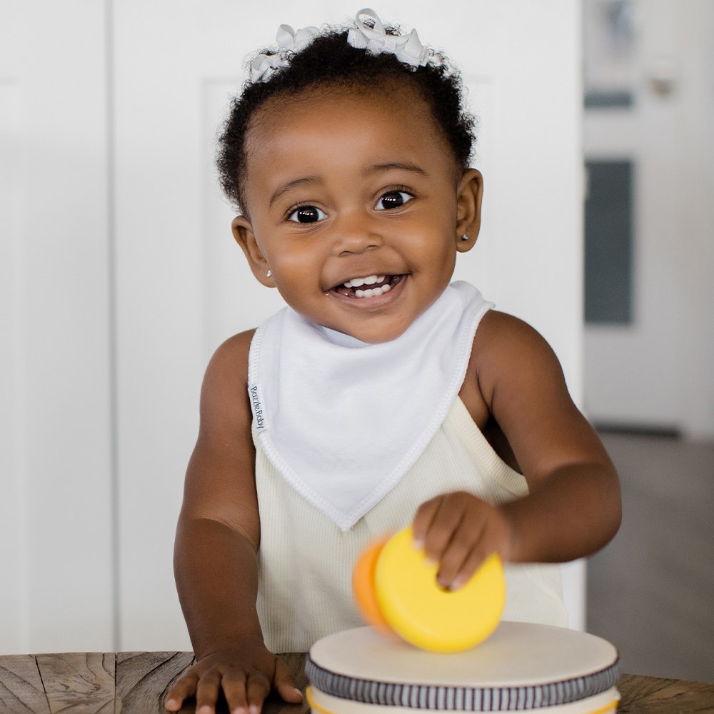 Bazzle Baby Bandana Bib 4-Pack - Various Colors