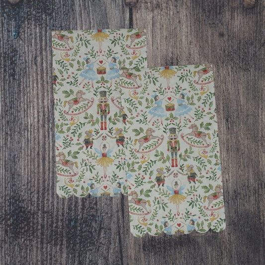 Nutcracker Guest Size Decoupage Napkins – Holiday Ballet Christmas Paper Napkins for Crafts, Journaling & Mixed Media