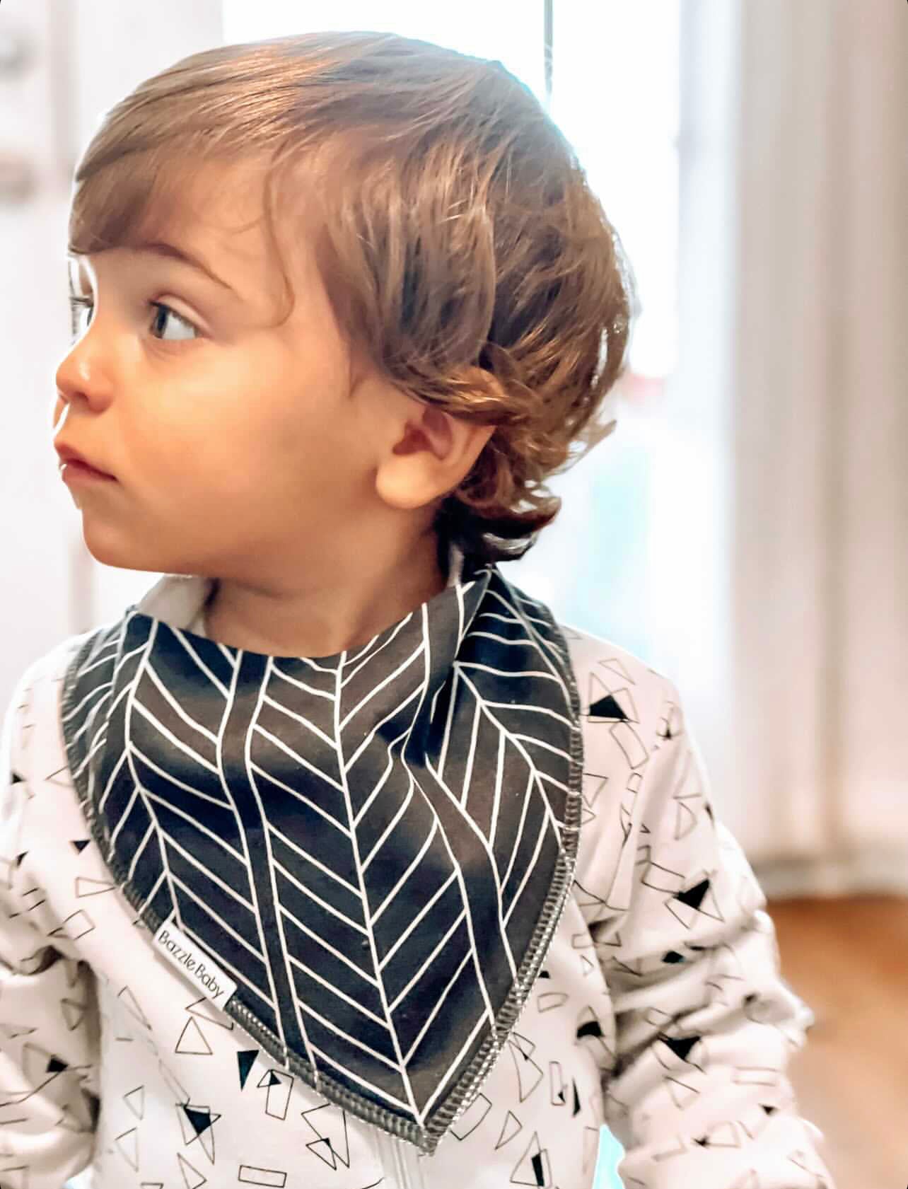 Bazzle Baby Bandana Bib 4-Pack - Various Colors
