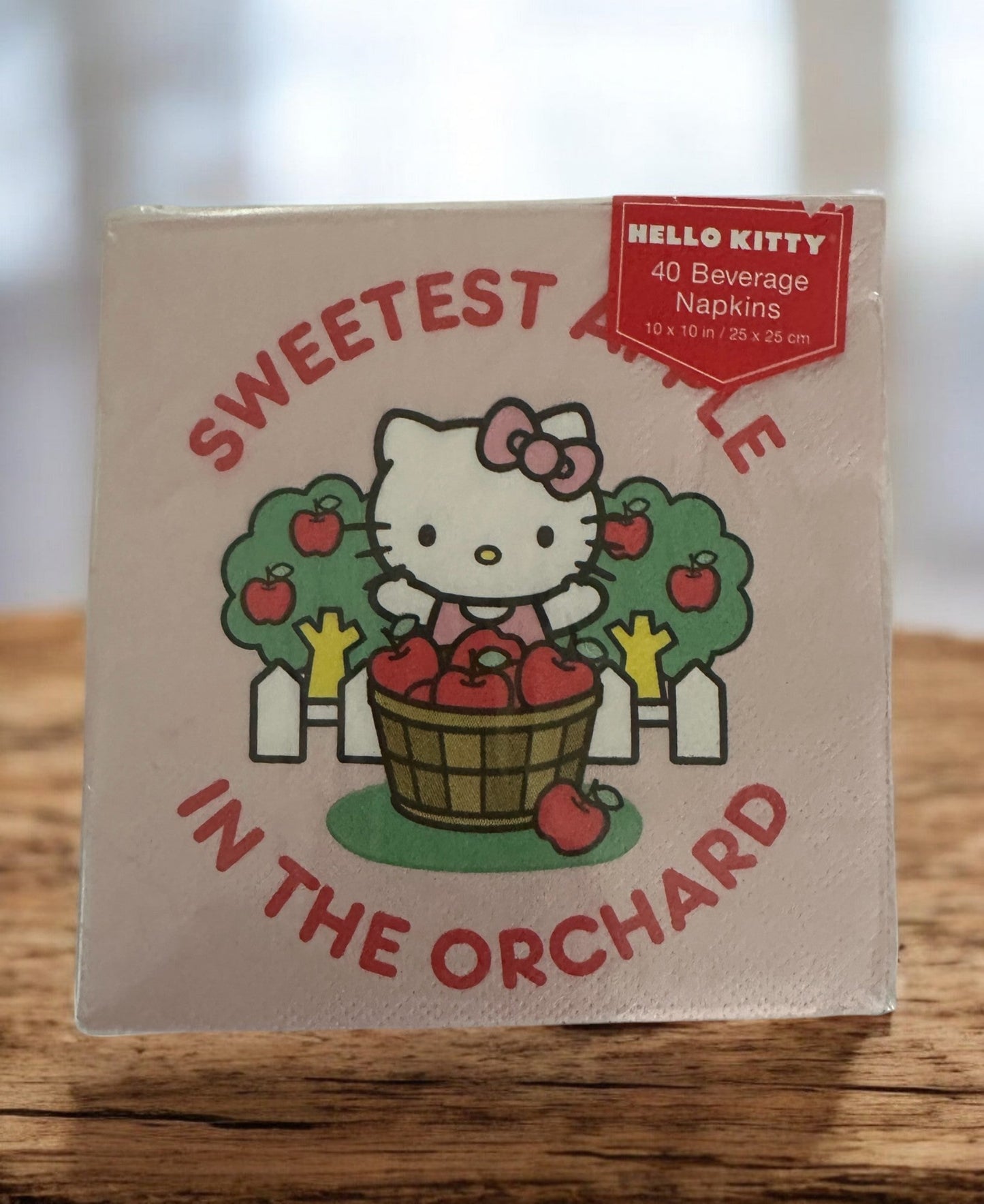 Hello Kitty Sweetest Apple Napkin Bundle Orchard Pink Cocktail & Guest Napkins
