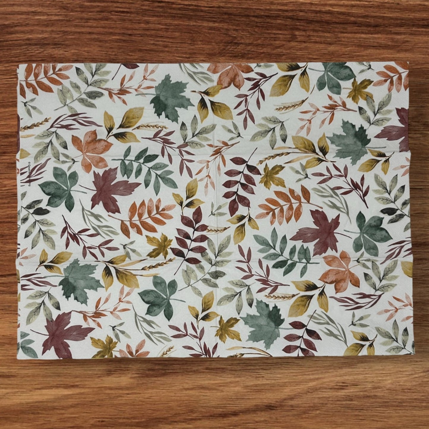Fall Foliage Guest Napkins β 2-Pack Autumn Leaves 3-Ply Decoupage Paper for Crafts & Journaling
