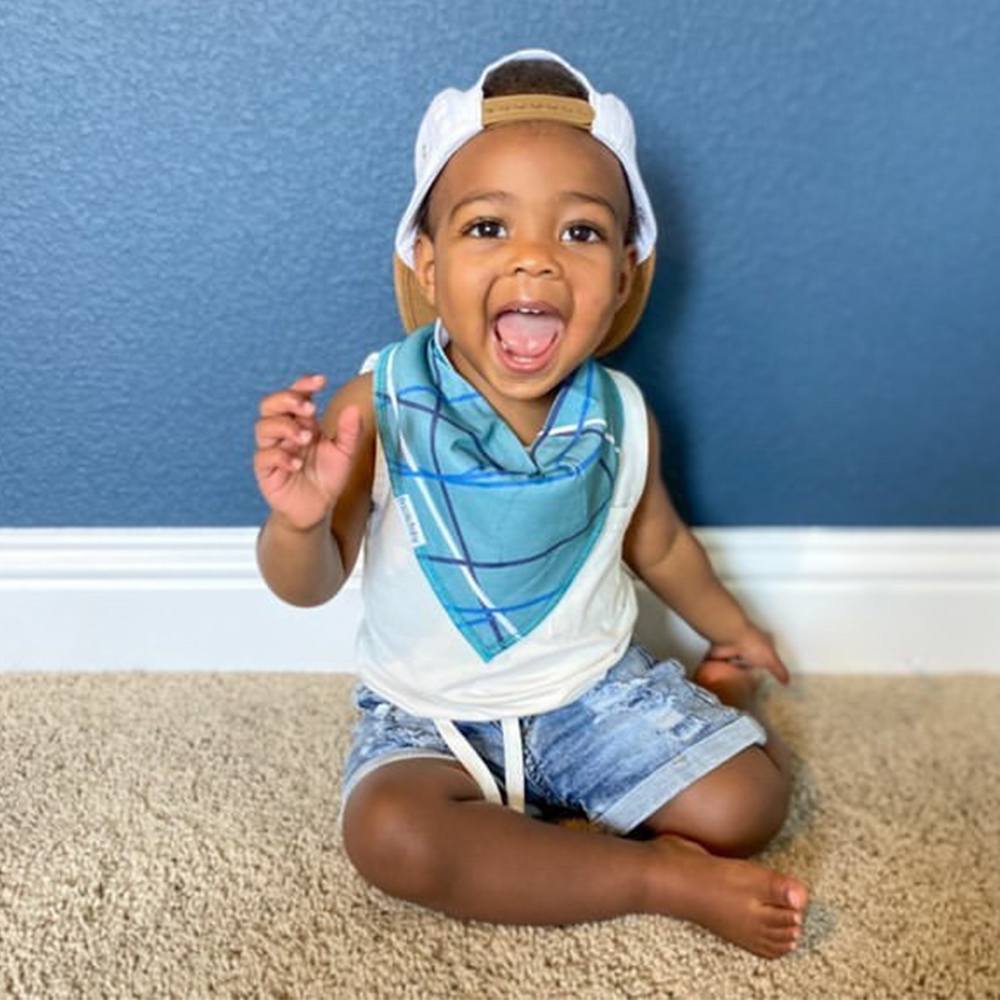 Max Organic Bandana Bib 4-Pack