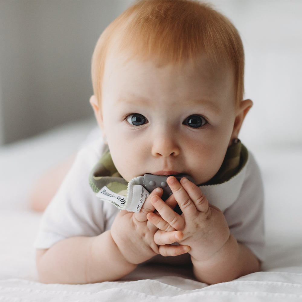 Banda Bib with Teether Attached - Various Colors