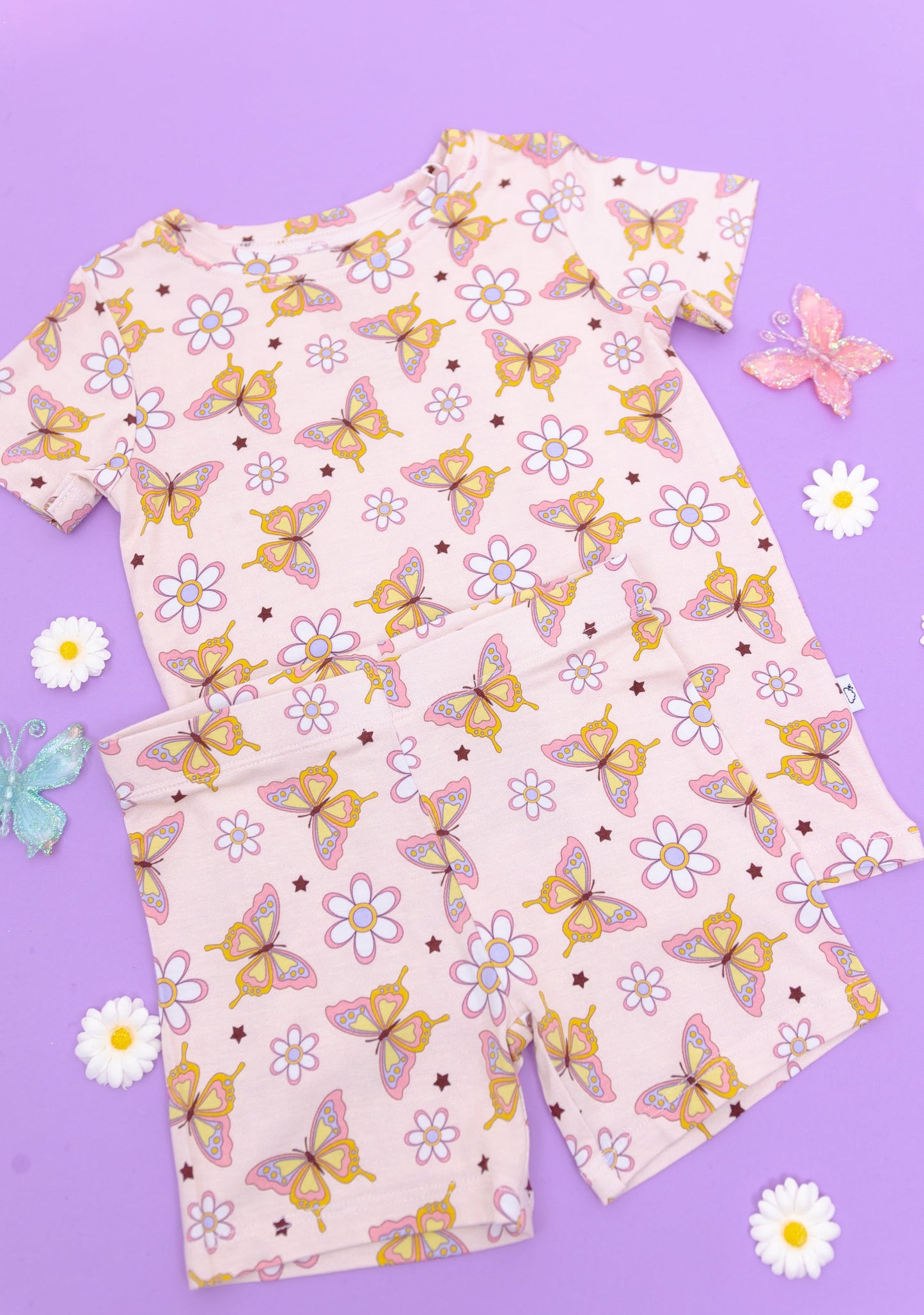 BLOSSOMIN' BUTTERFLY DREAM SHORT SET