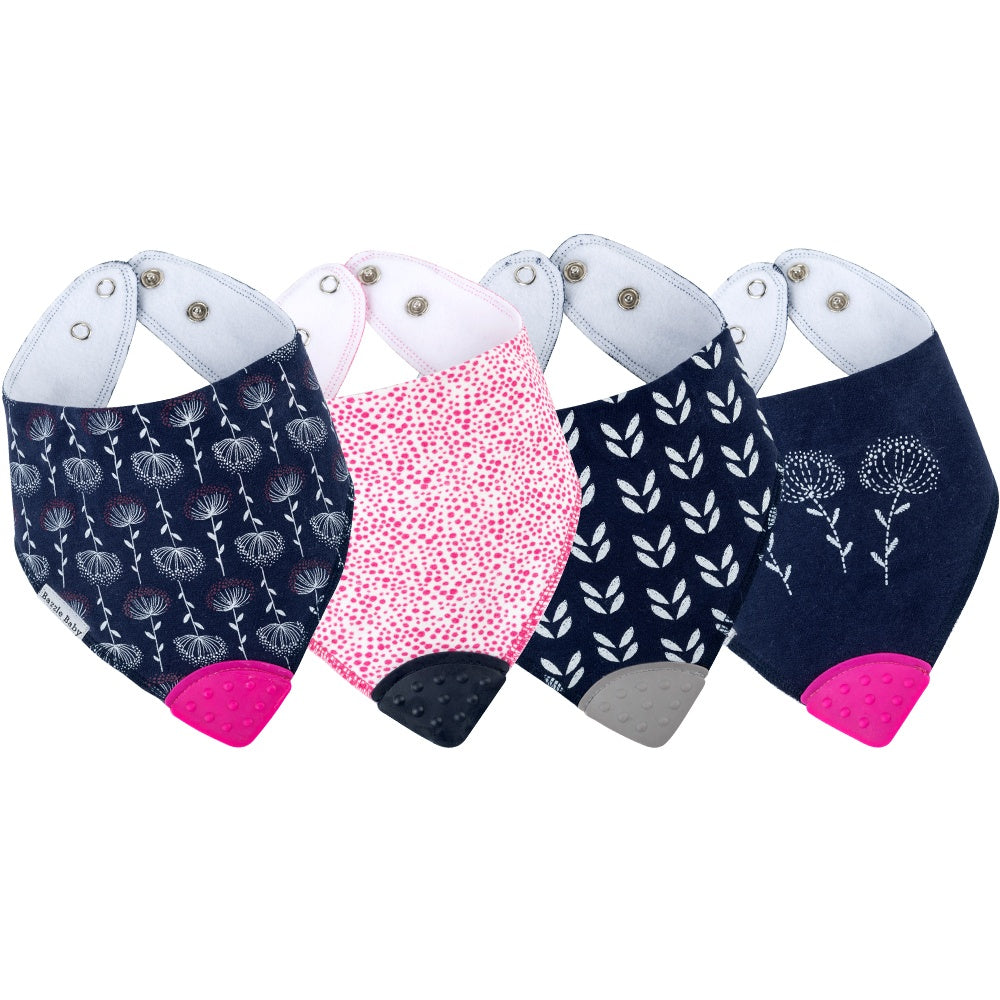 Banda Bib with Teether Attached - Various Colors