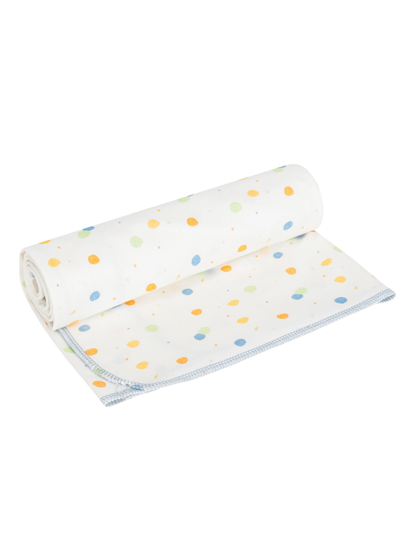 Receiving Blanket - Blue Dots