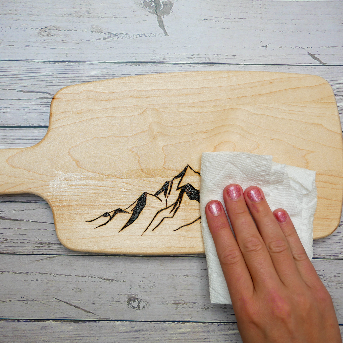 Holiday Wood Burned Cutting Board Kit