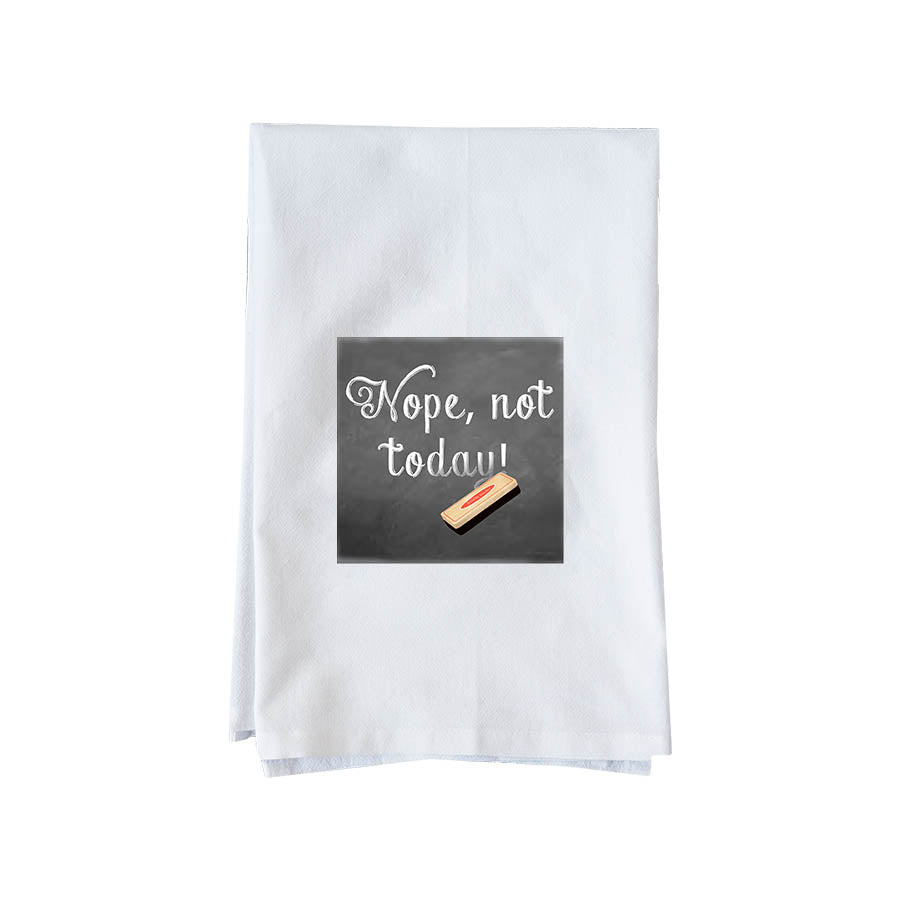 Eraser Not Today Kitchen Towel