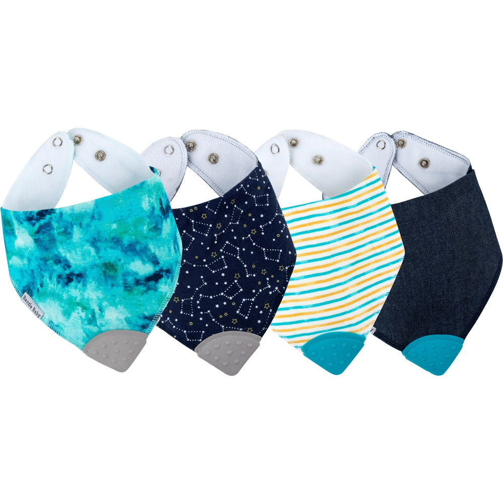Banda Bib with Teether Attached - Various Colors