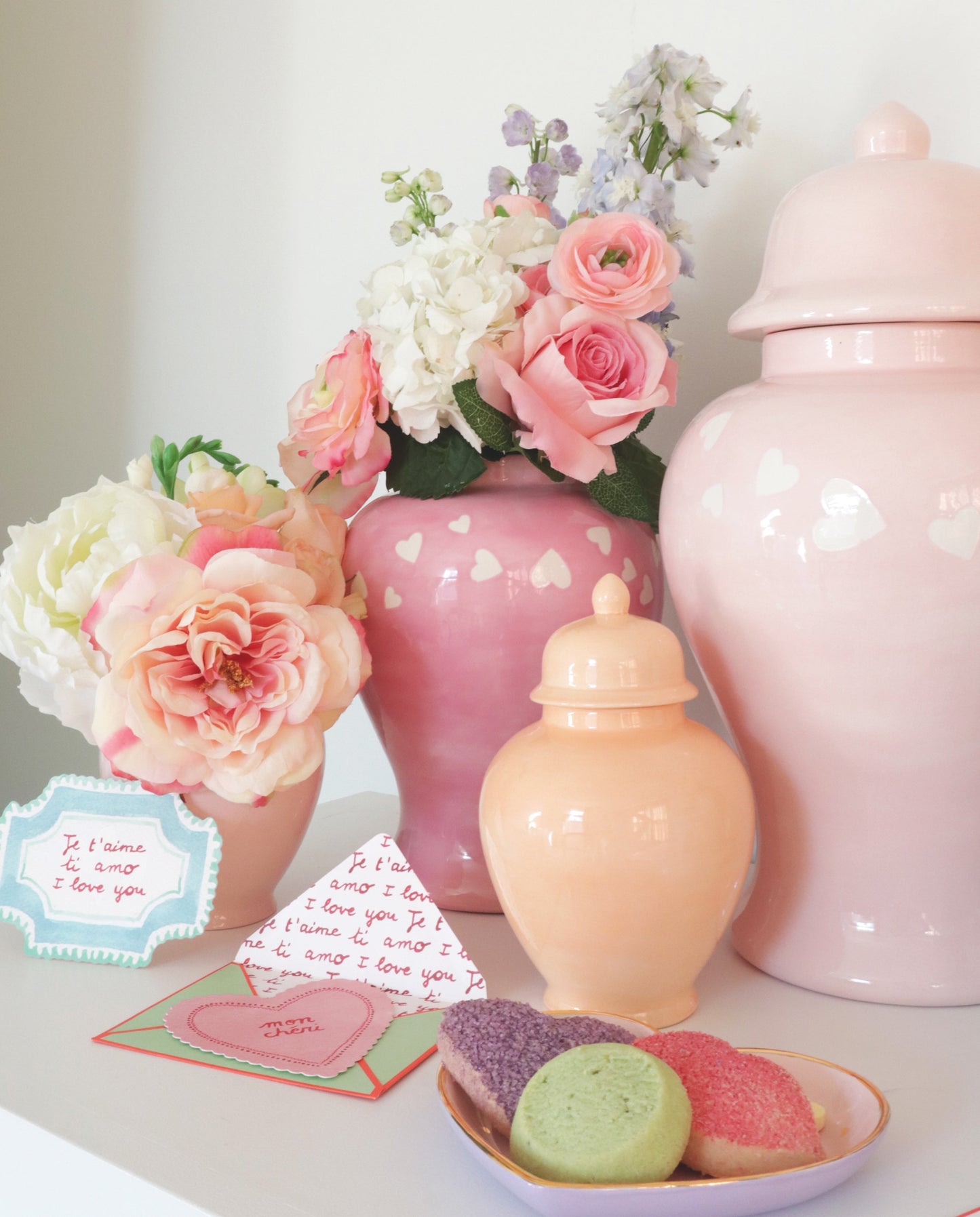 "Confetti Hearts" Dishes