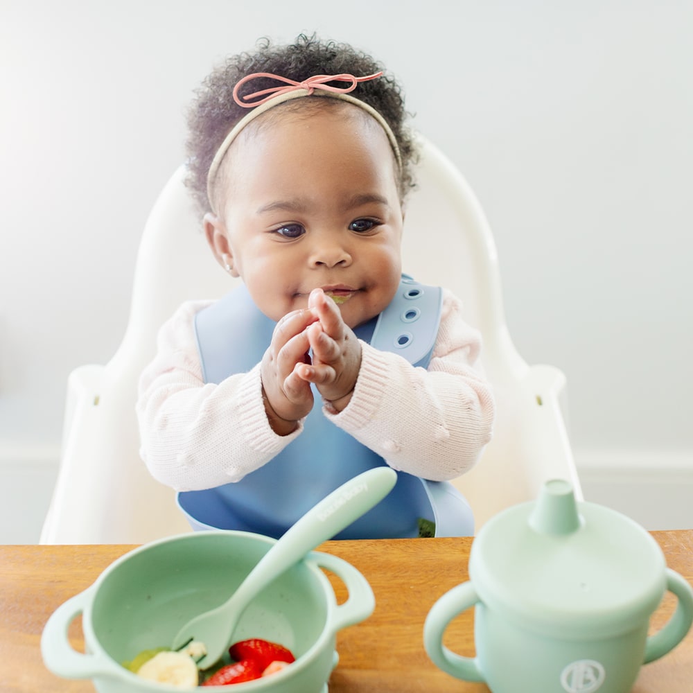 Foodie® Suction Bowls with Lid + Spoon: Assorted Colors