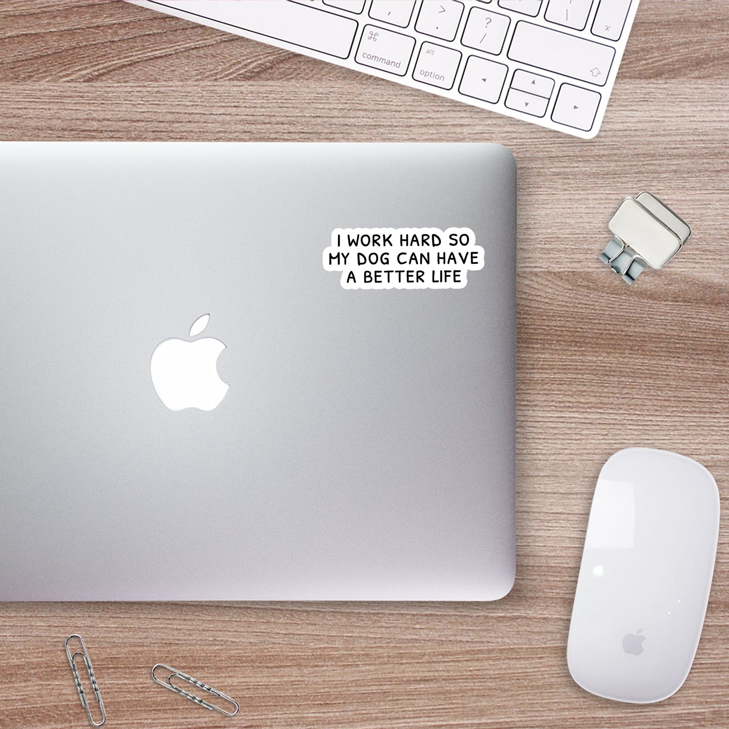 I Work Hard so my Dog Can Have a Better Life Sticker