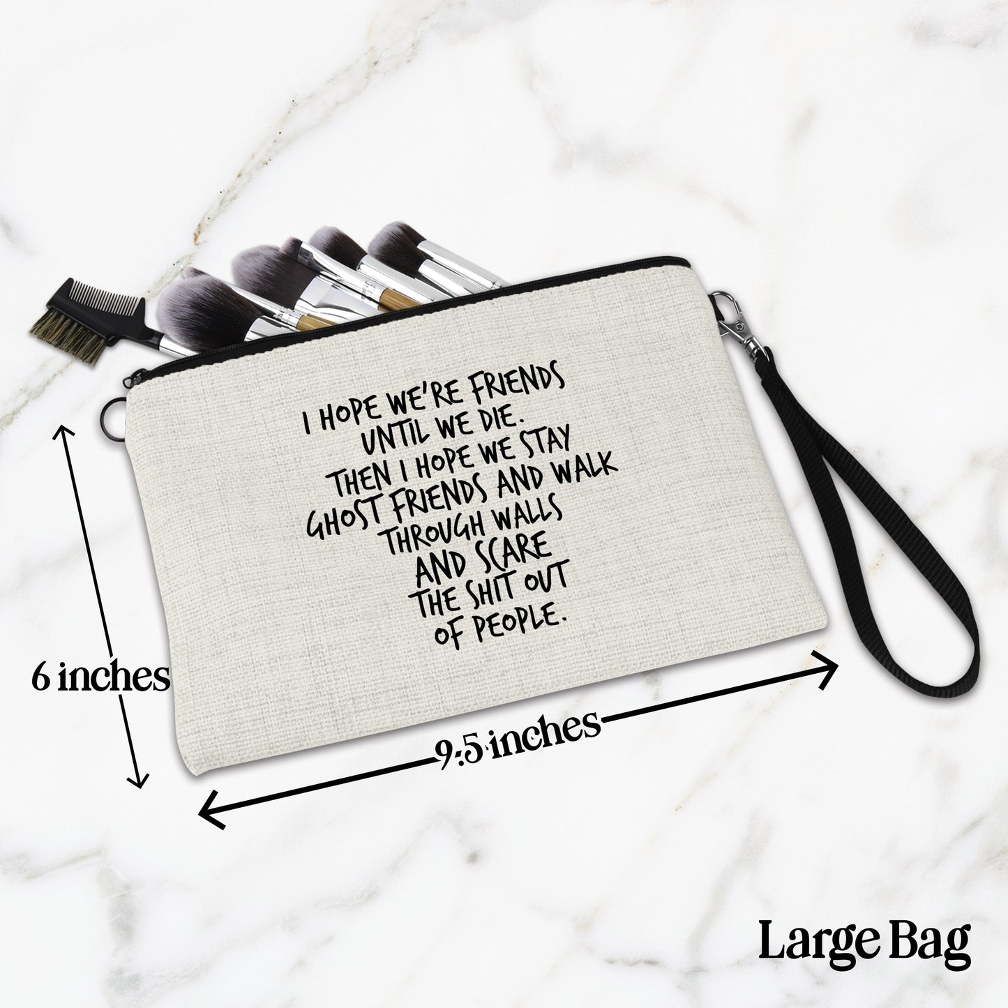 Ghost Friends V1 Best Friends Makeup Bag