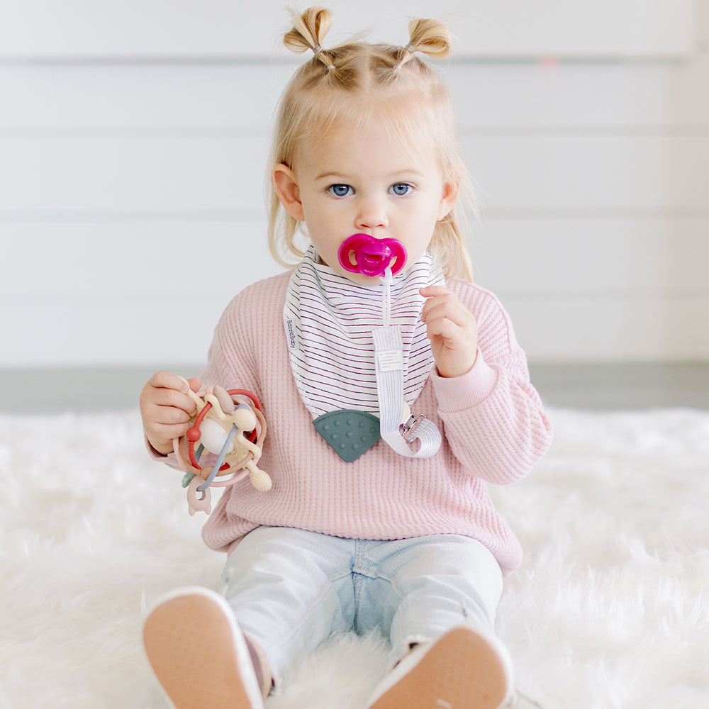 Banda Bib with Teether Attached - Various Colors