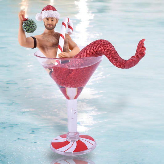 Merman Mistletoe Santa by December Diamonds