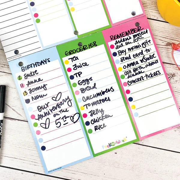 Planificador semanal Peek at the Week