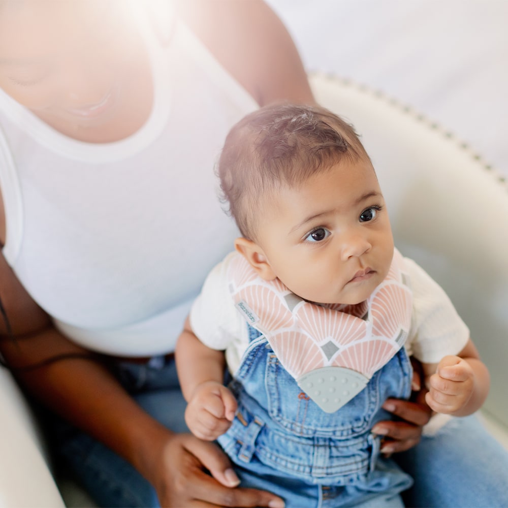 Banda Bib with Teether Attached - Various Colors