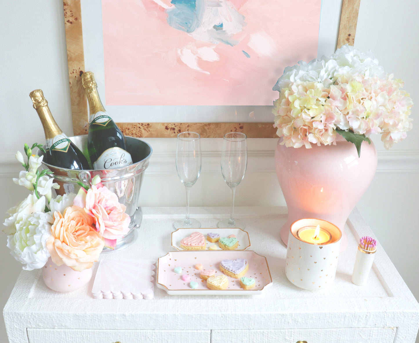 "Confetti Hearts" Tray