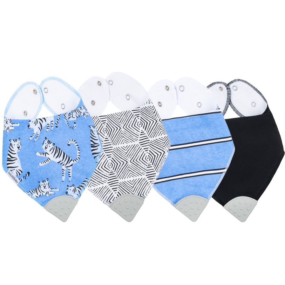 Banda Bib with Teether Attached - Various Colors