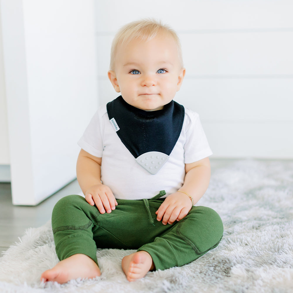 Banda Bib with Teether Attached - Various Colors